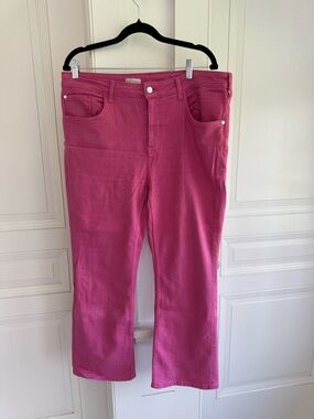 Pilcro Hot Pink Straight-Leg Jeans for Women